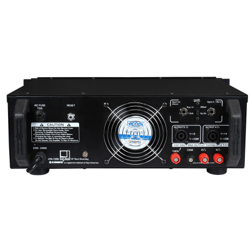 KPA-1250U DJ Series Amplifiers with Media Player