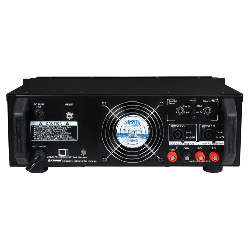 KPA-1250U DJ Series Amplifiers with Media Player