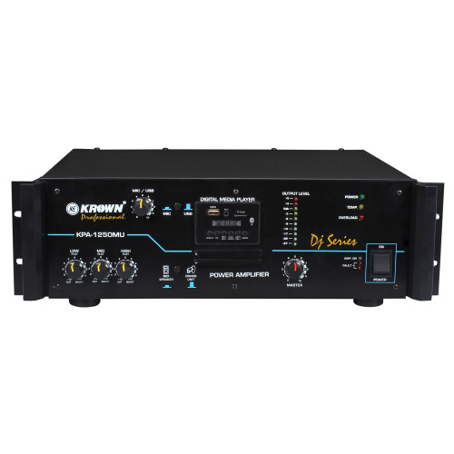 KPA-1250U DJ Series Amplifiers with Media Player